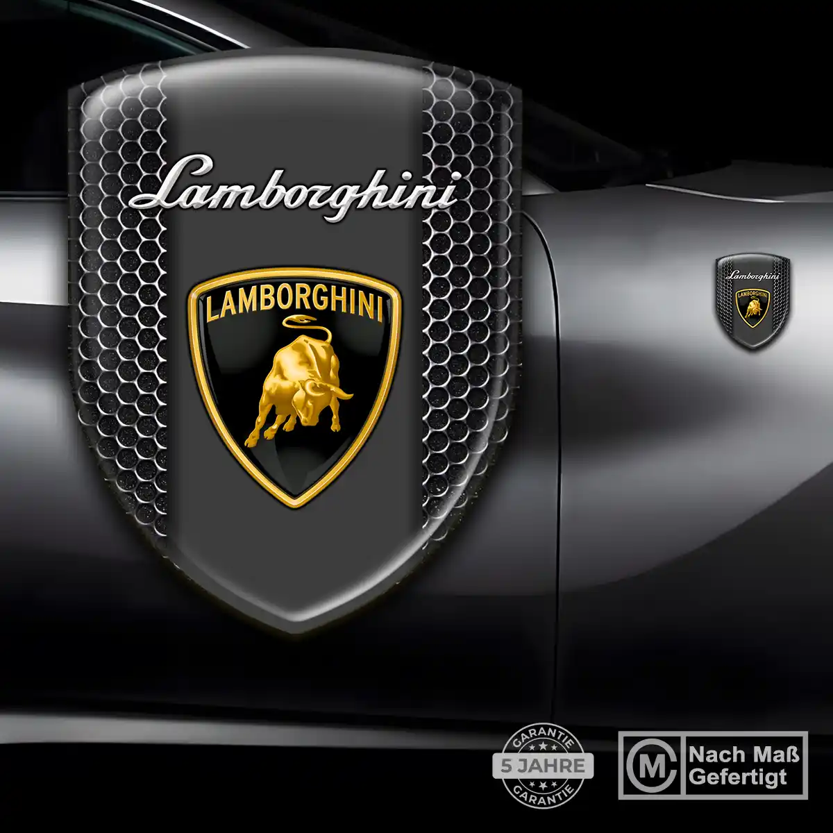 Lamborghini Aufkleber Wappen Auto Stilvolles Design
