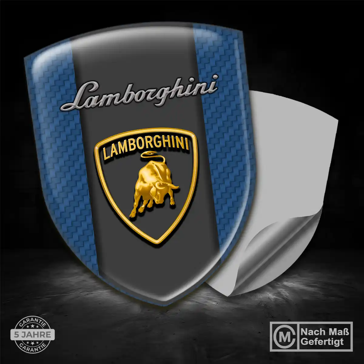 Lamborghini Aufkleber Wappen Emblem Stilvolles Design