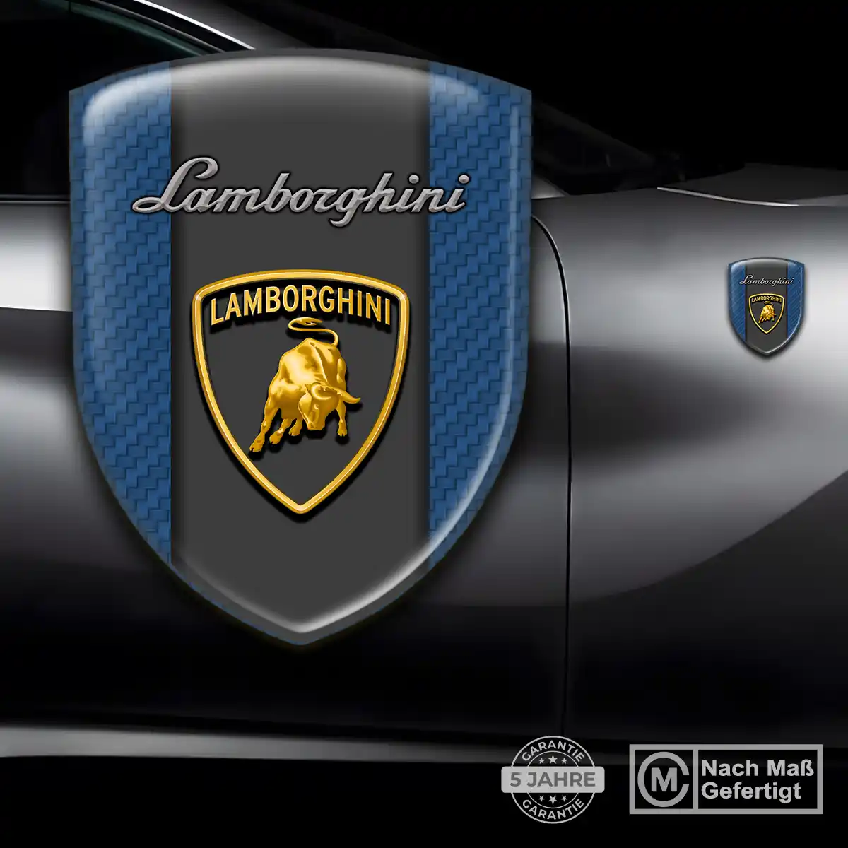 Lamborghini Aufkleber Wappen Emblem Stilvolles Design