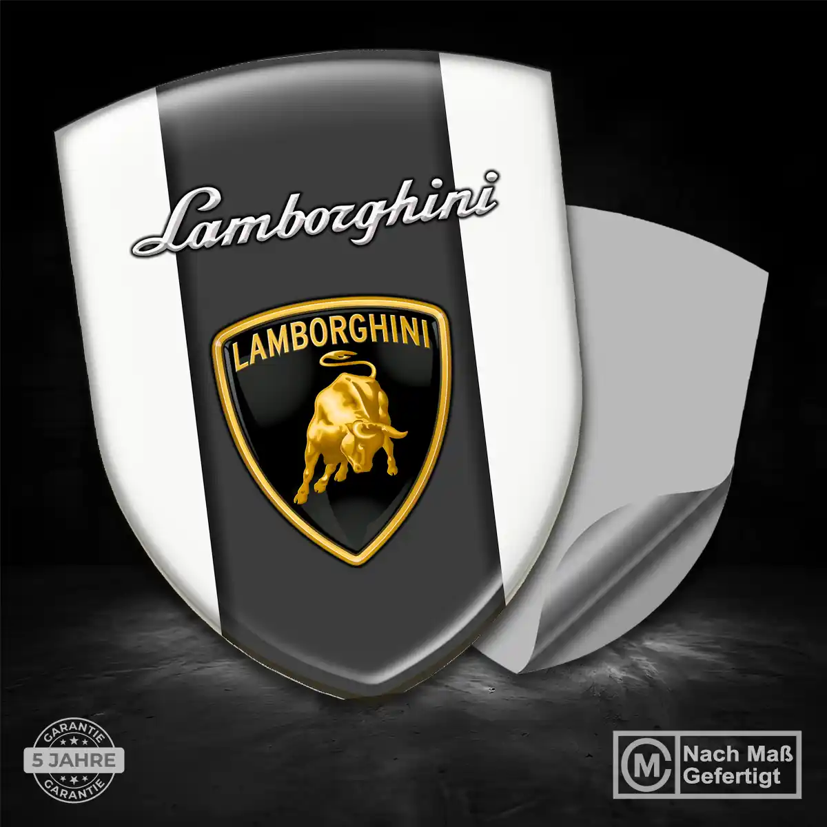 Lamborghini Aufkleber Wappen Premium-Edition