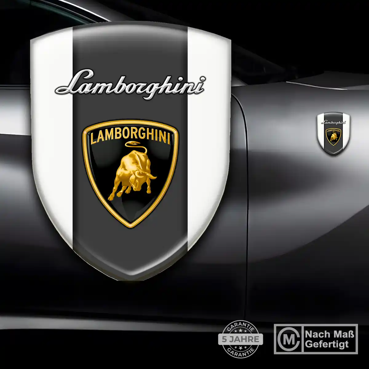 Lamborghini Aufkleber Wappen Premium-Edition