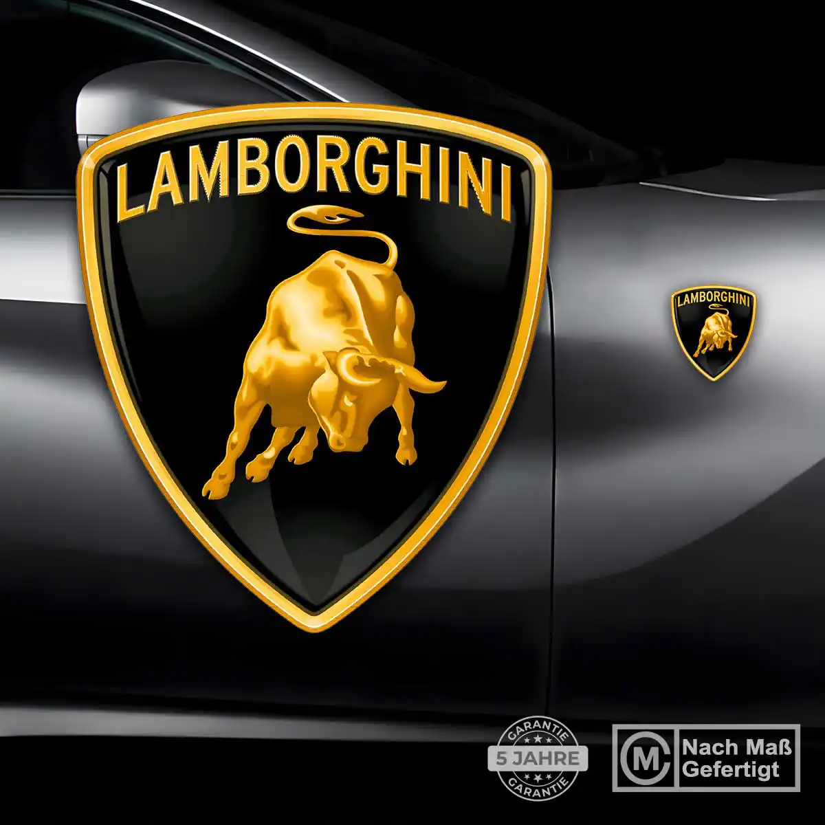 Lamborghini Aufkleber Wappen Stilvolles Design