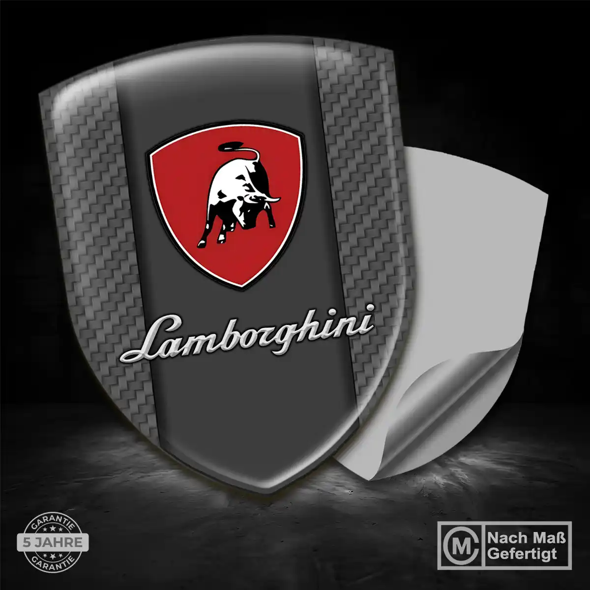 Lamborghini Emblem Aufkleber Auto Stilvolles Design