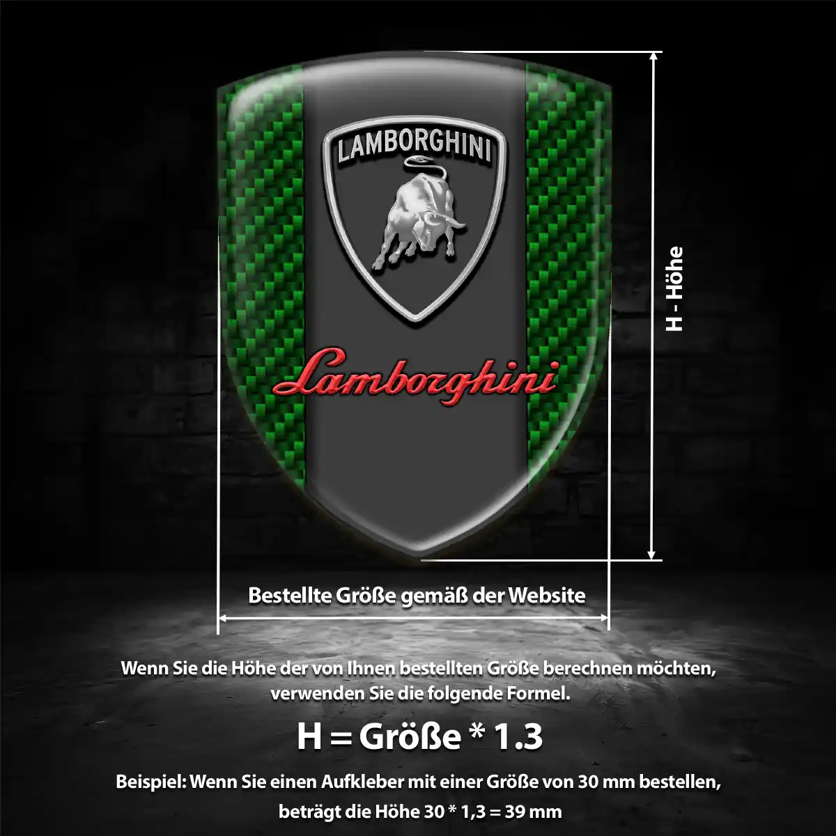 Lamborghini Emblem Auto Hohe Qualität