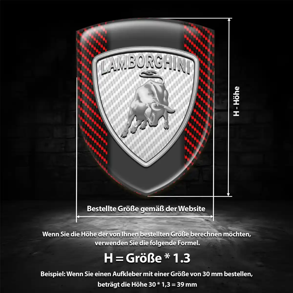 Lamborghini Emblem Auto Premium-Edition