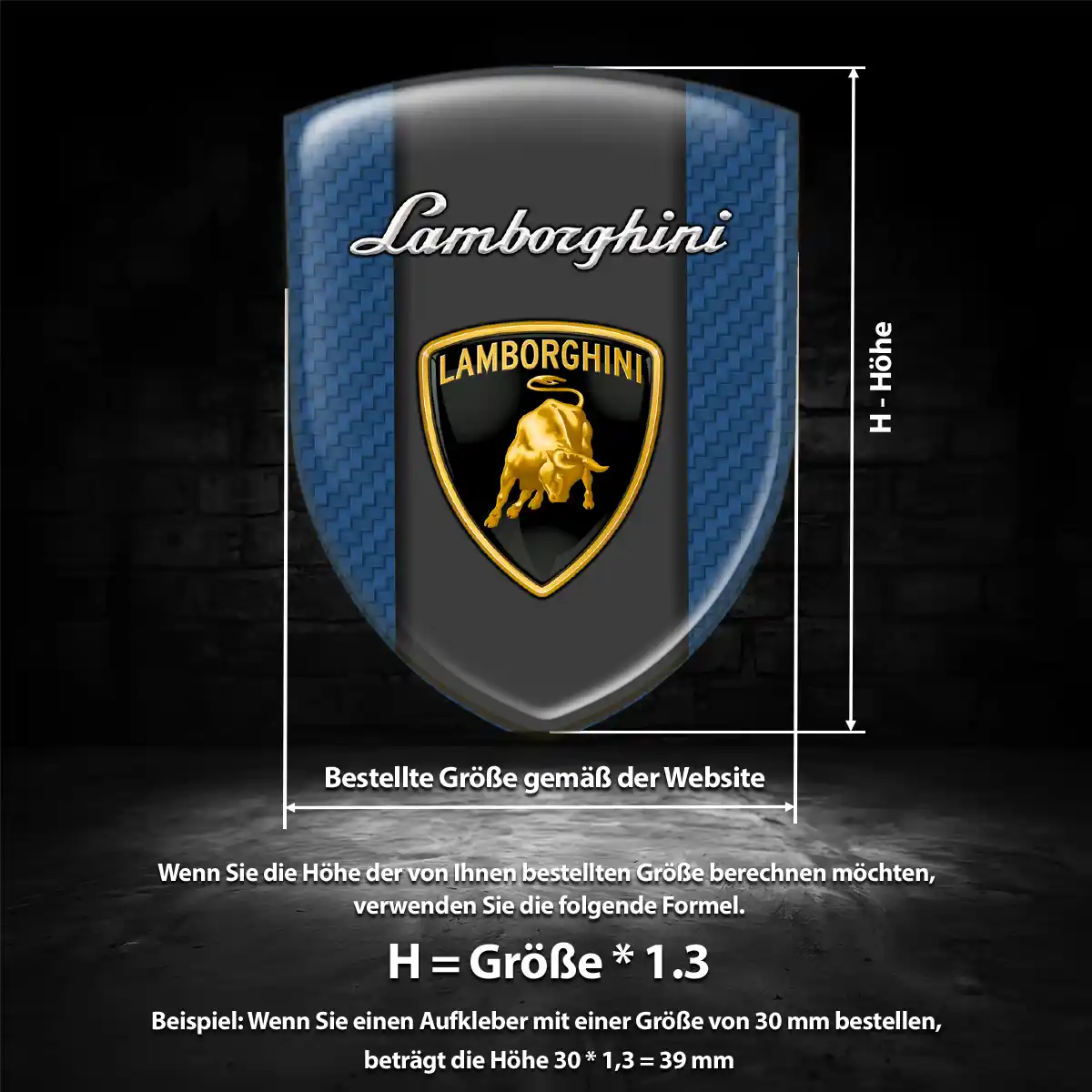 Lamborghini Emblem Auto Stilvolles Design