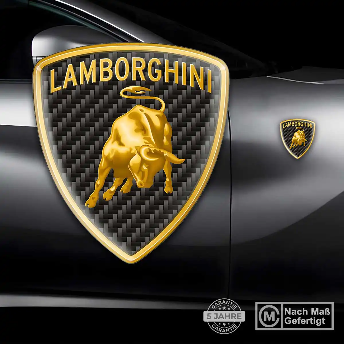 Lamborghini Emblem Stilvolles Design
