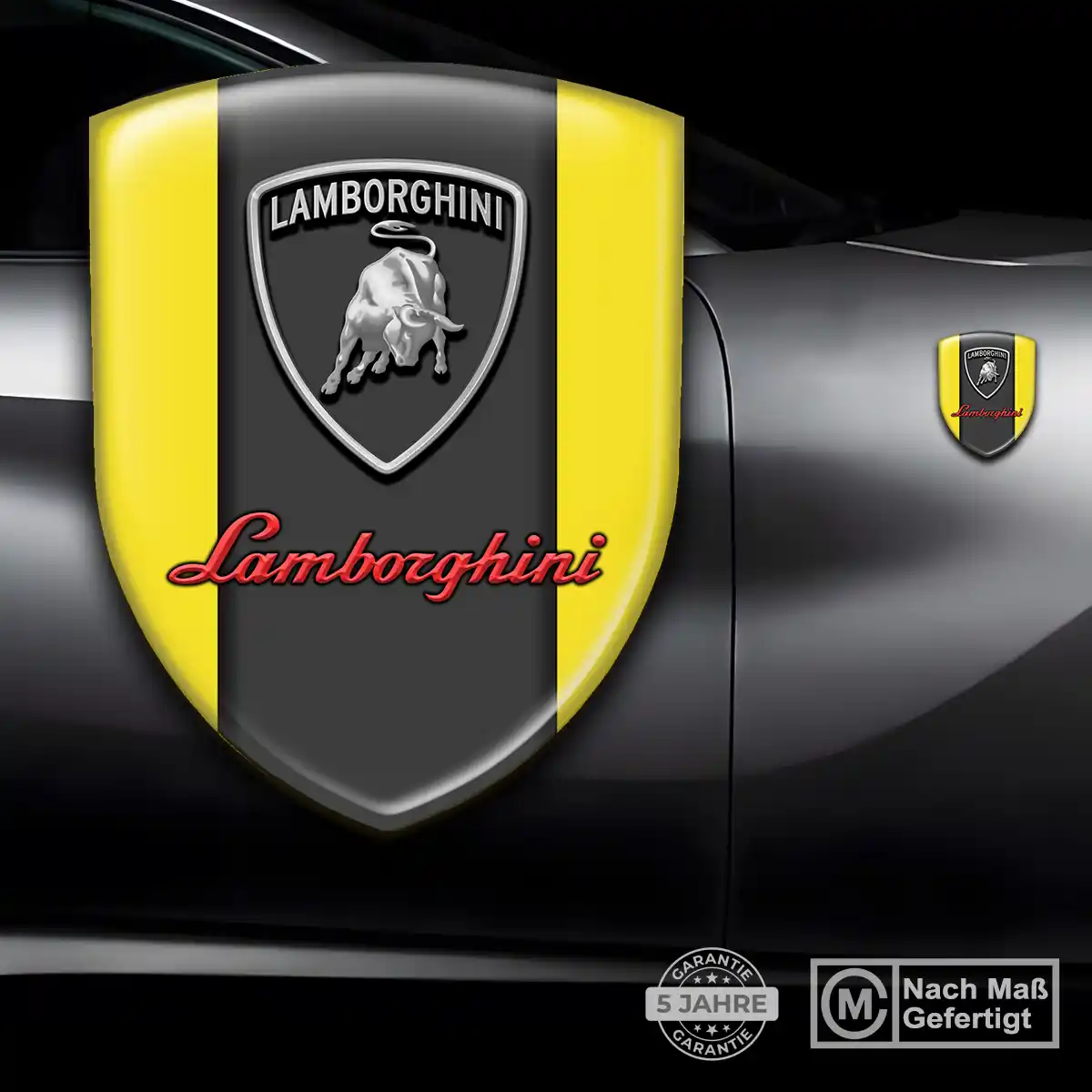 Lamborghini Emblem Wappen Aufkleber Hohe Qualität