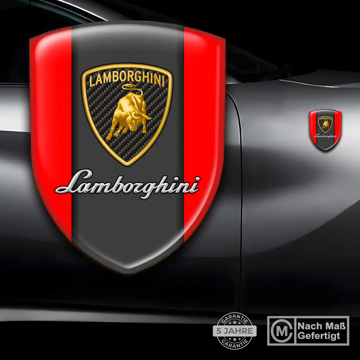 Lamborghini Emblem Wappen Auto Stilvolles Design