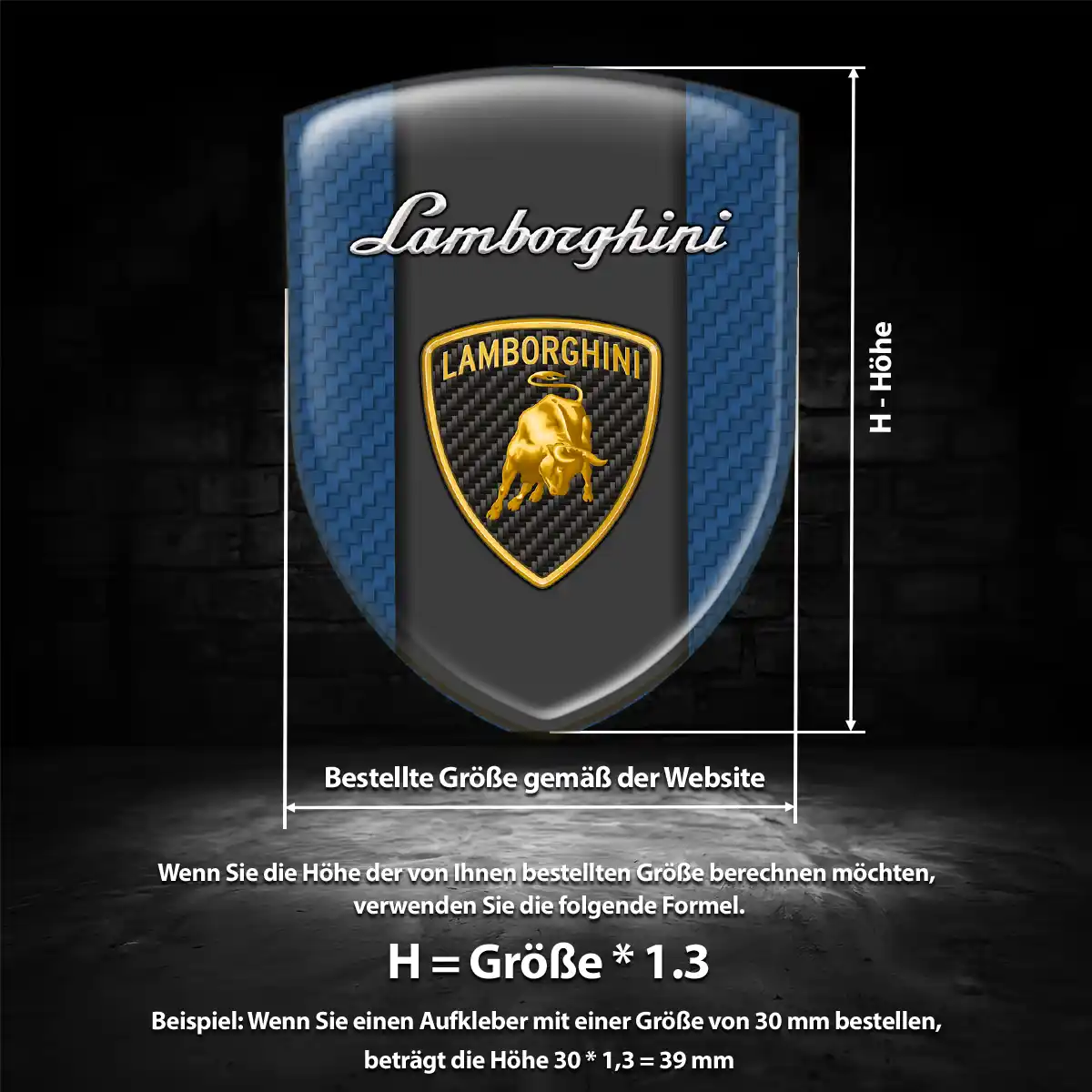 Lamborghini Embleme Hohe Qualität