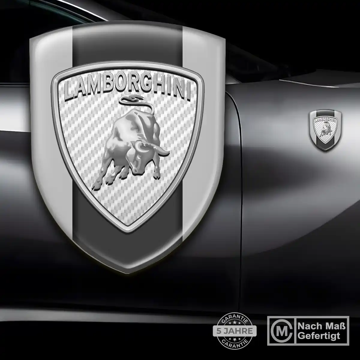 Lamborghini Embleme Silikon Aufkleber Auto Stilvolles Design
