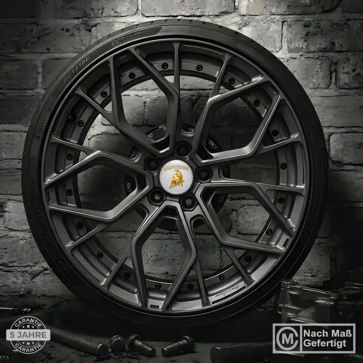 Lamborghini Felgenemblem Aufkleber Stilvolles Design