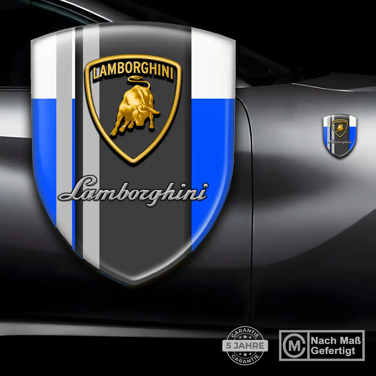 Lamborghini Silikon Aufkleber Embleme Auto Hohe Qualität