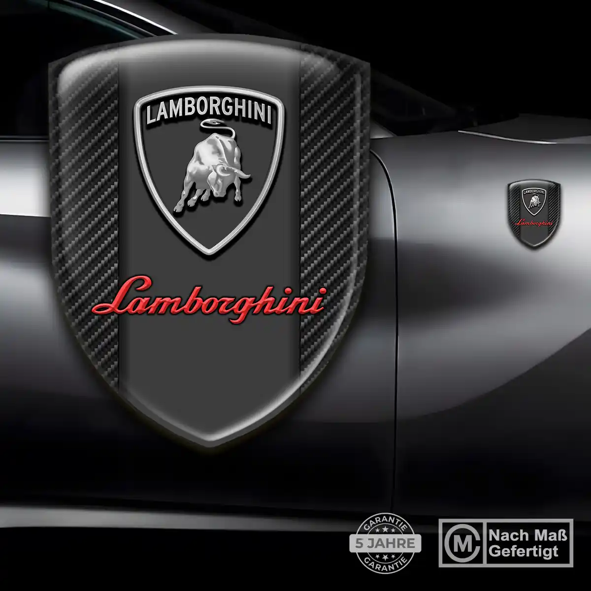 Lamborghini Silikon Aufkleber Embleme Auto Stilvolles Design