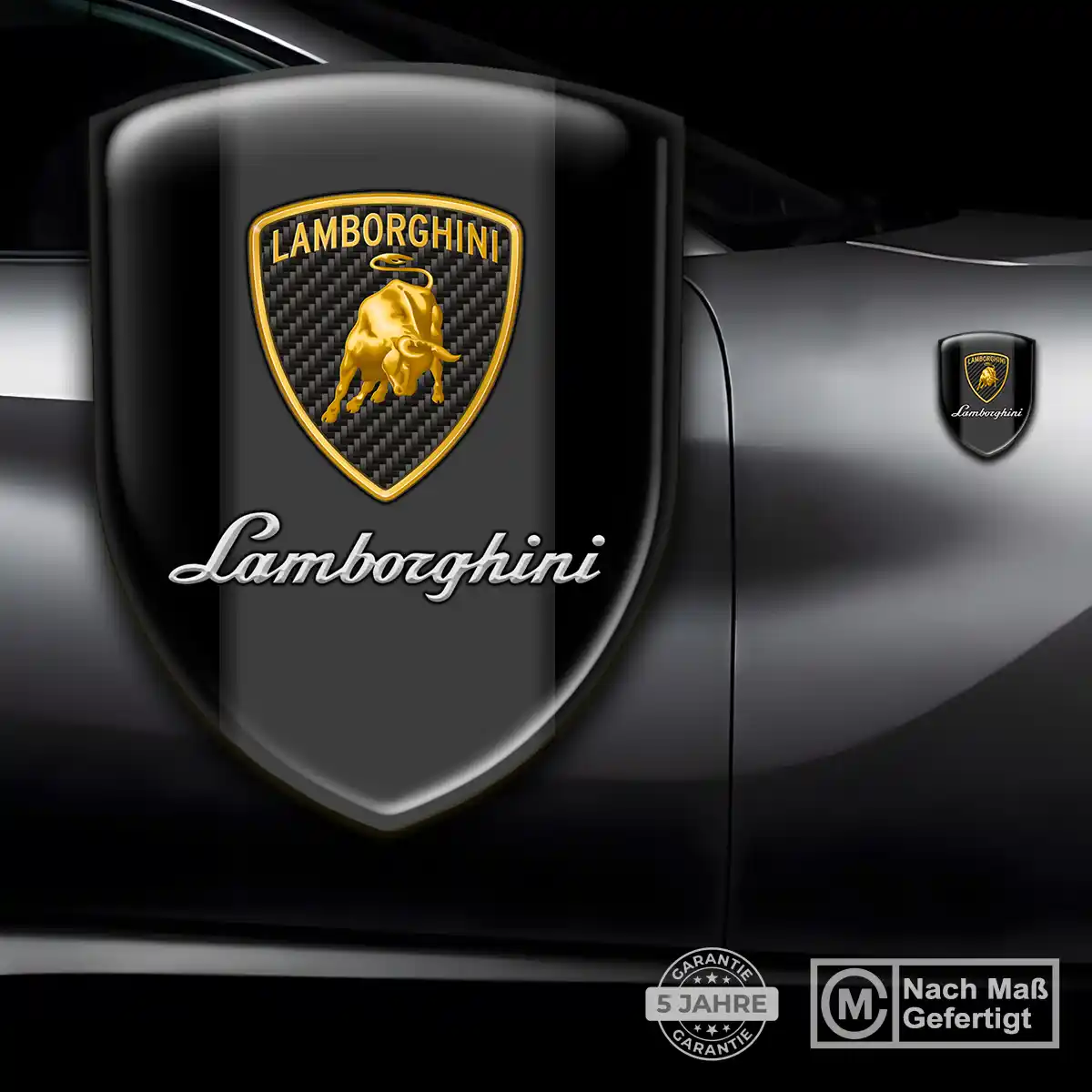Lamborghini Wappen Aufkleber Auto Stilvolles Design