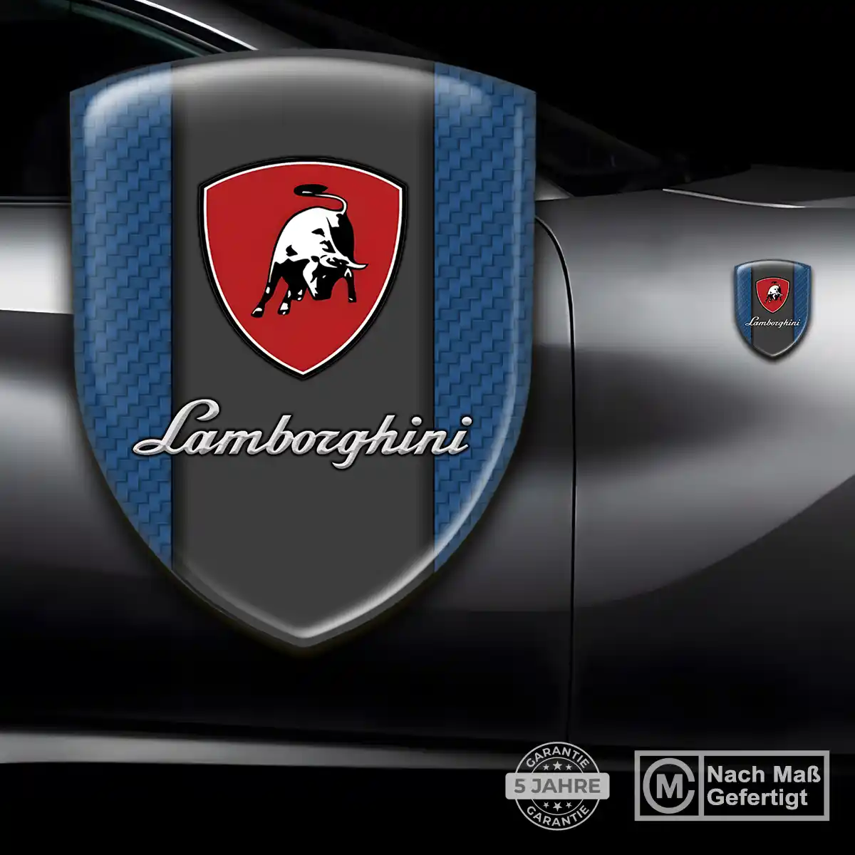 Lamborghini Wappen Aufkleber Emblem Auto Stilvolles Design