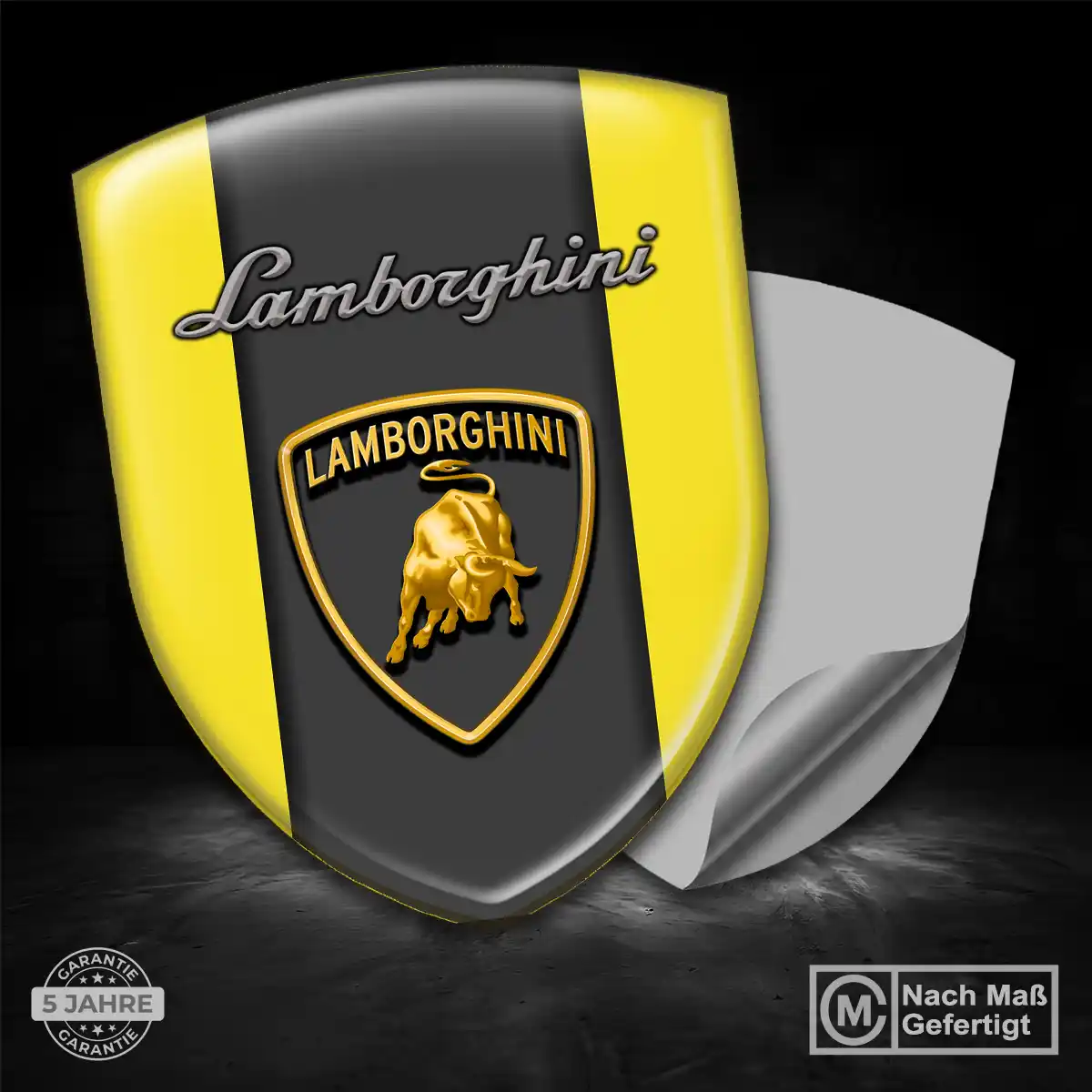 Lamborghini Wappen Aufkleber Stilvolles Design
