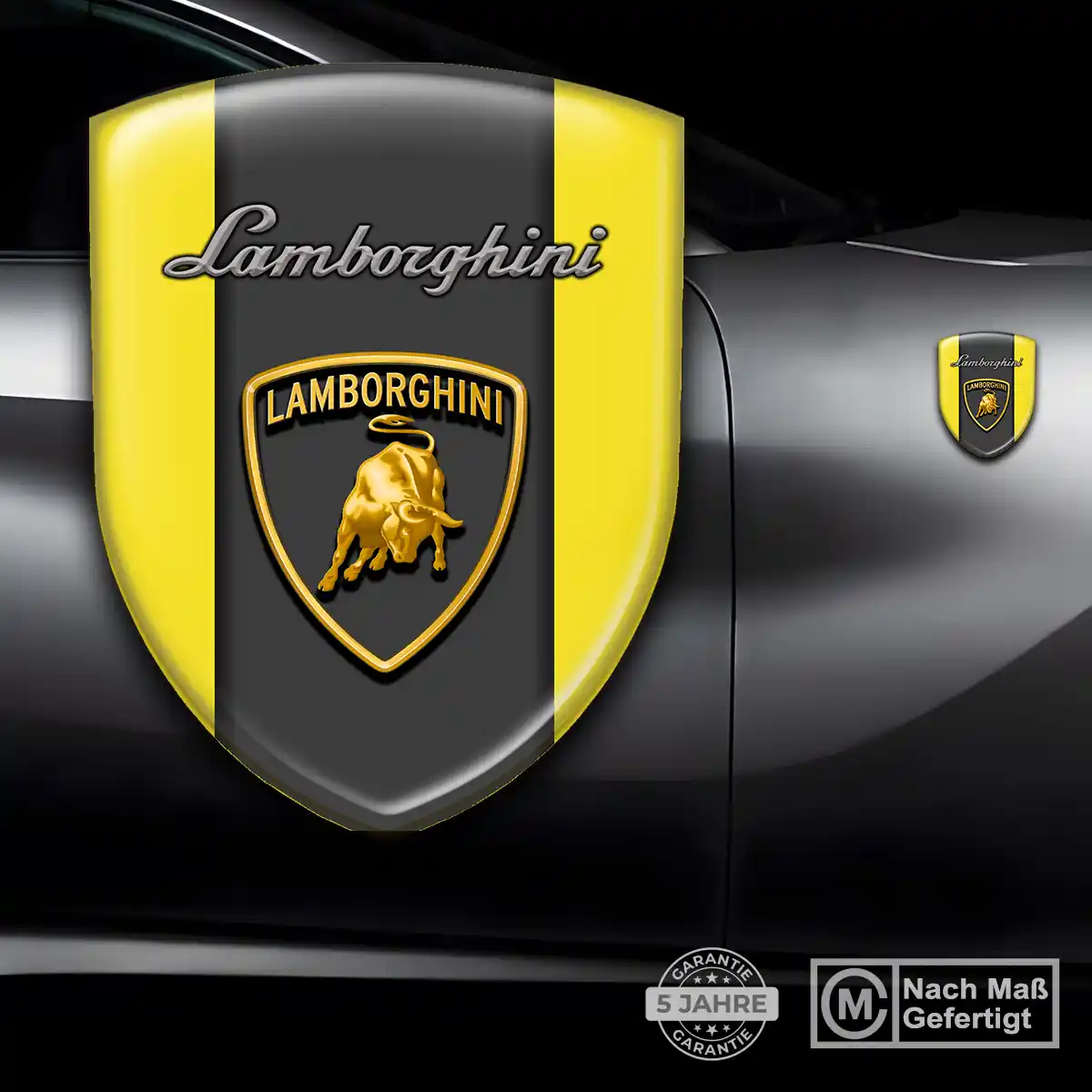 Lamborghini Wappen Aufkleber Stilvolles Design
