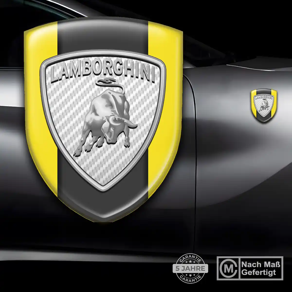 Lamborghini Wappen Emblem Aufkleber Hohe Qualität