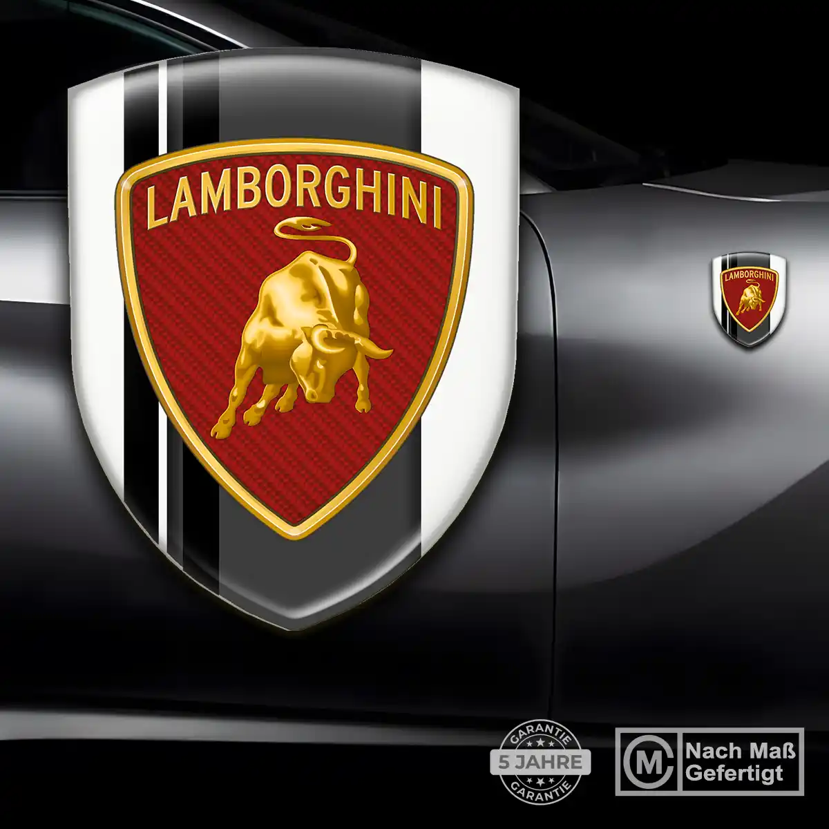 Lamborghini Wappen Emblem Auto Stilvolles Design