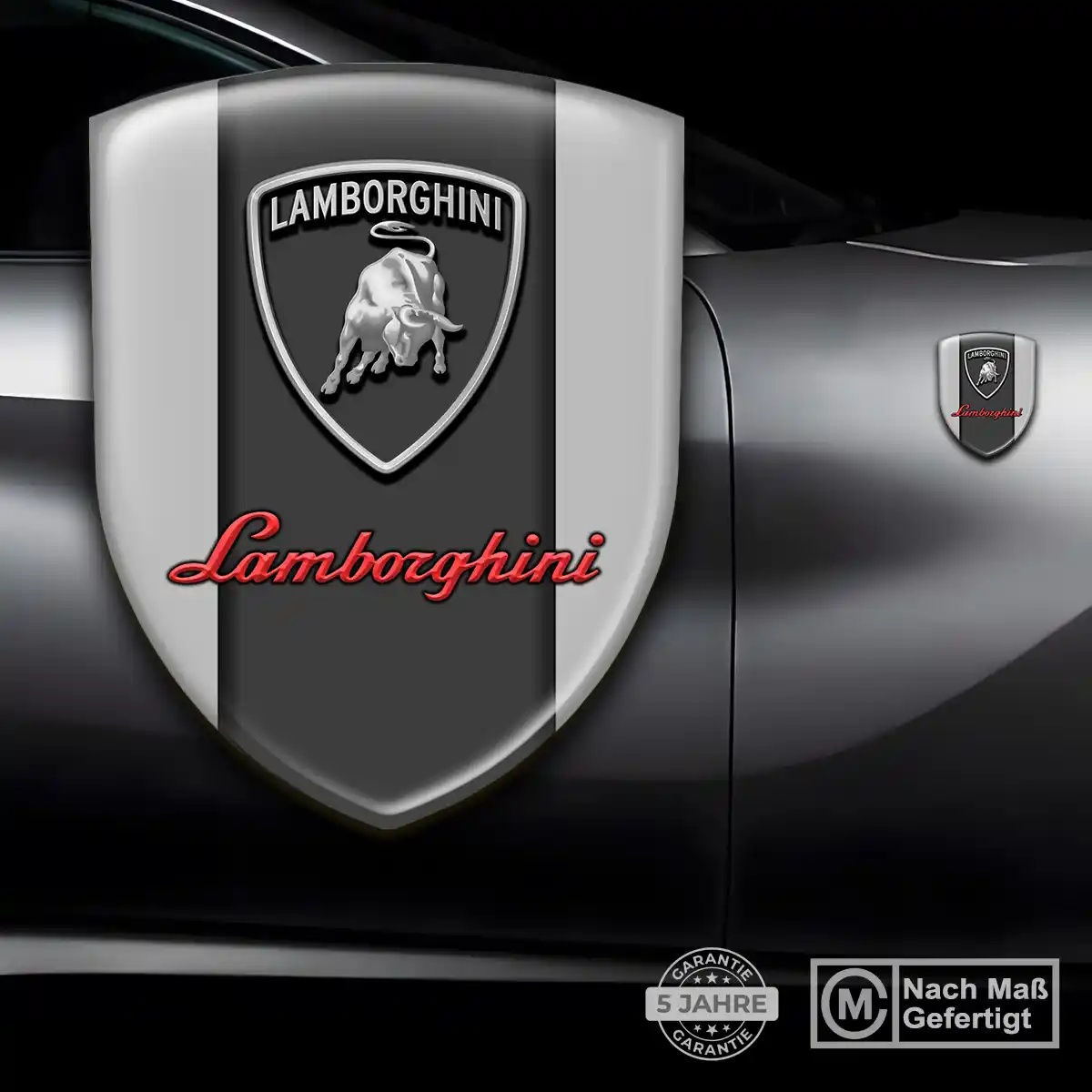 Lamborghini Wappen Emblem Stilvolles Design