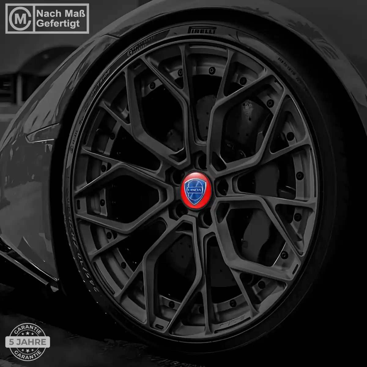 Lancia Radkappen Aufkleber Stilvolles Design