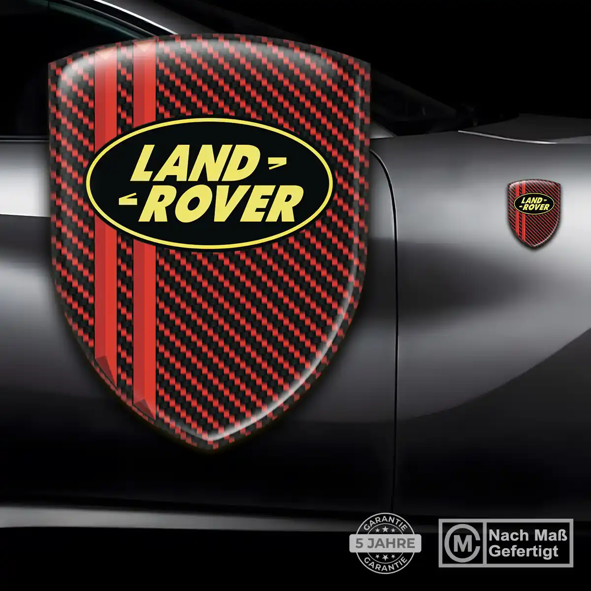 Land Rover 3D Gel Aufkleber Emblem Stilvolles Design