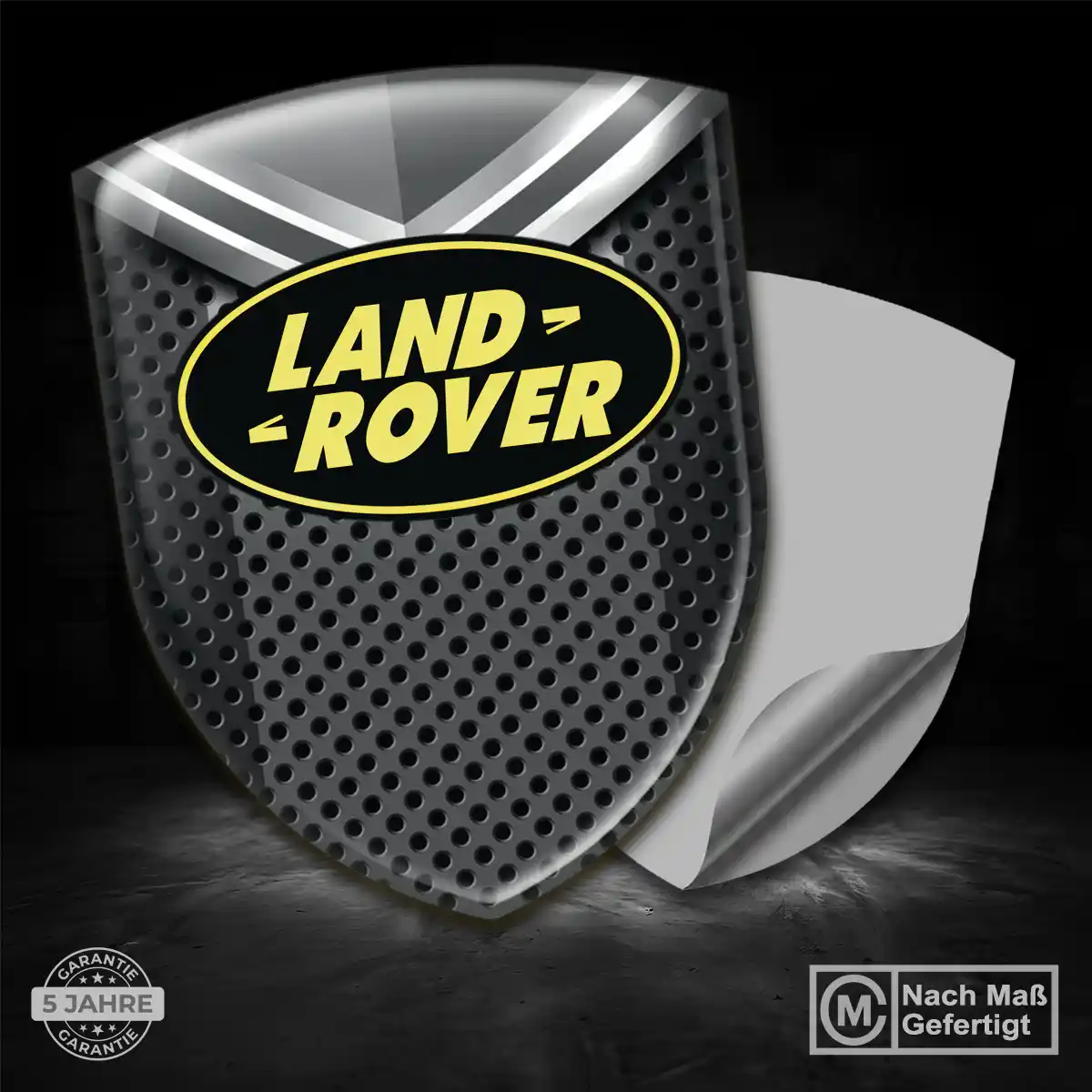 Land Rover 3D Gel Aufkleber Silikon Auto Stilvolles Design