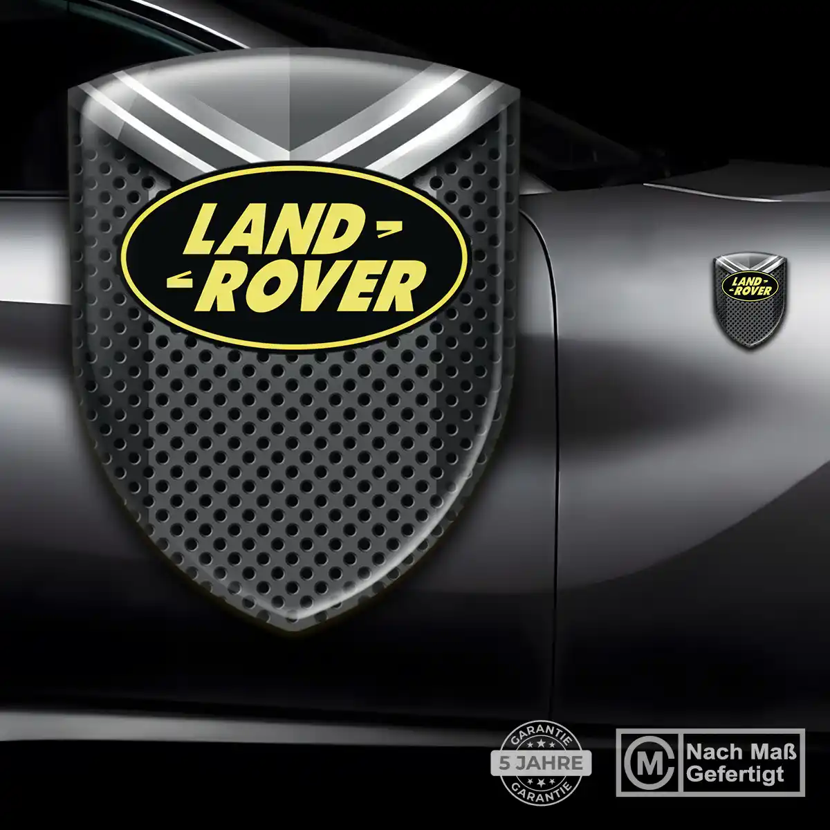 Land Rover 3D Gel Aufkleber Silikon Auto Stilvolles Design