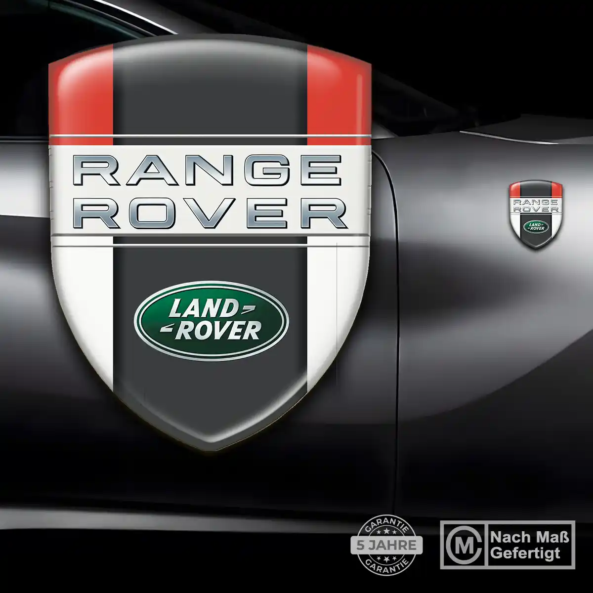 Land Rover 3D Gel Aufkleber Silikon Hohe Qualität