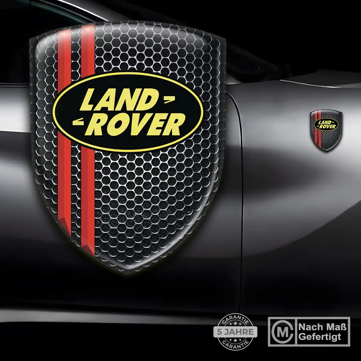 Land Rover 3D Gel Aufkleber Stilvolles Design