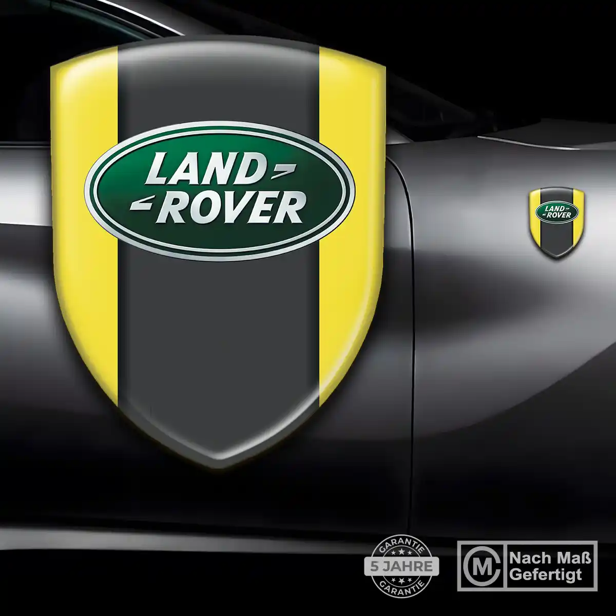 Land Rover 3D Gel Aufkleber Wappen Auto Stilvolles Design