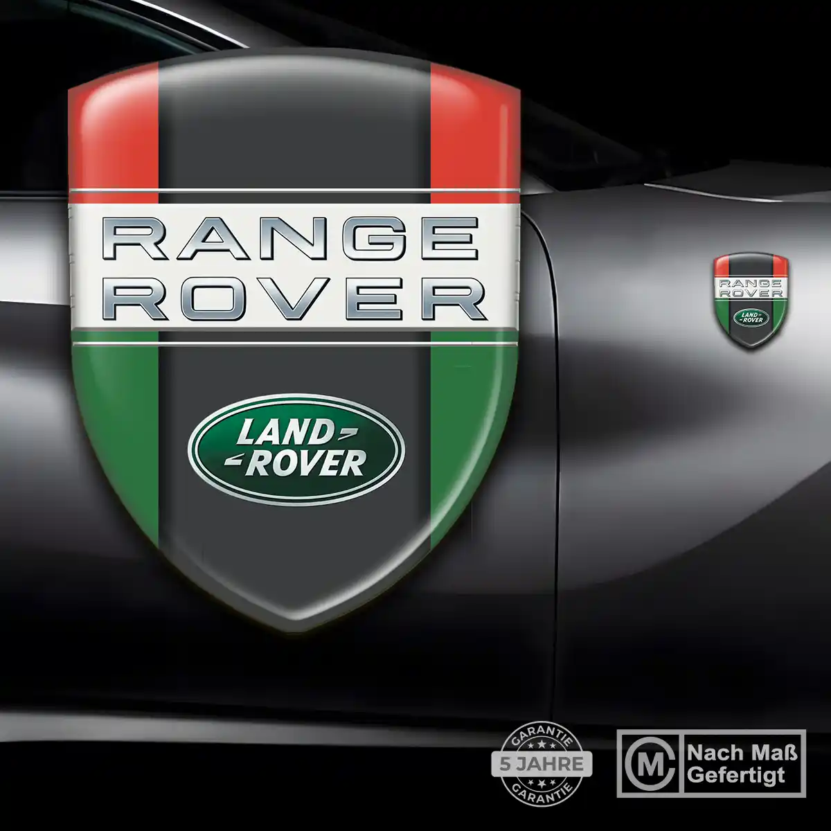 Land Rover 3D Gel Aufkleber Wappen Hohe Qualität