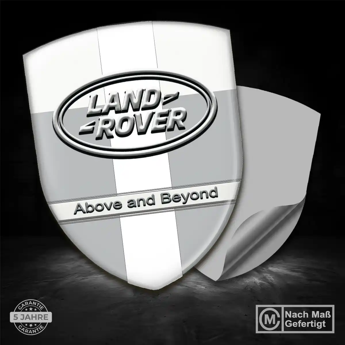 Land Rover Aufkleber 3D Gel Silikon Auto Stilvolles Design
