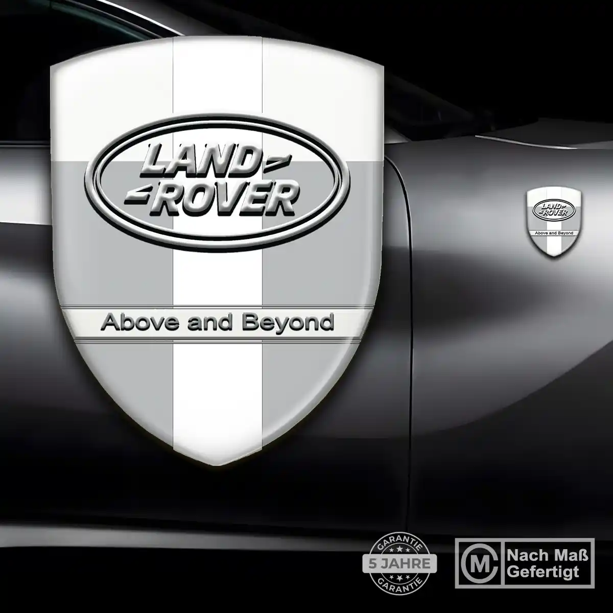 Land Rover Aufkleber 3D Gel Silikon Auto Stilvolles Design