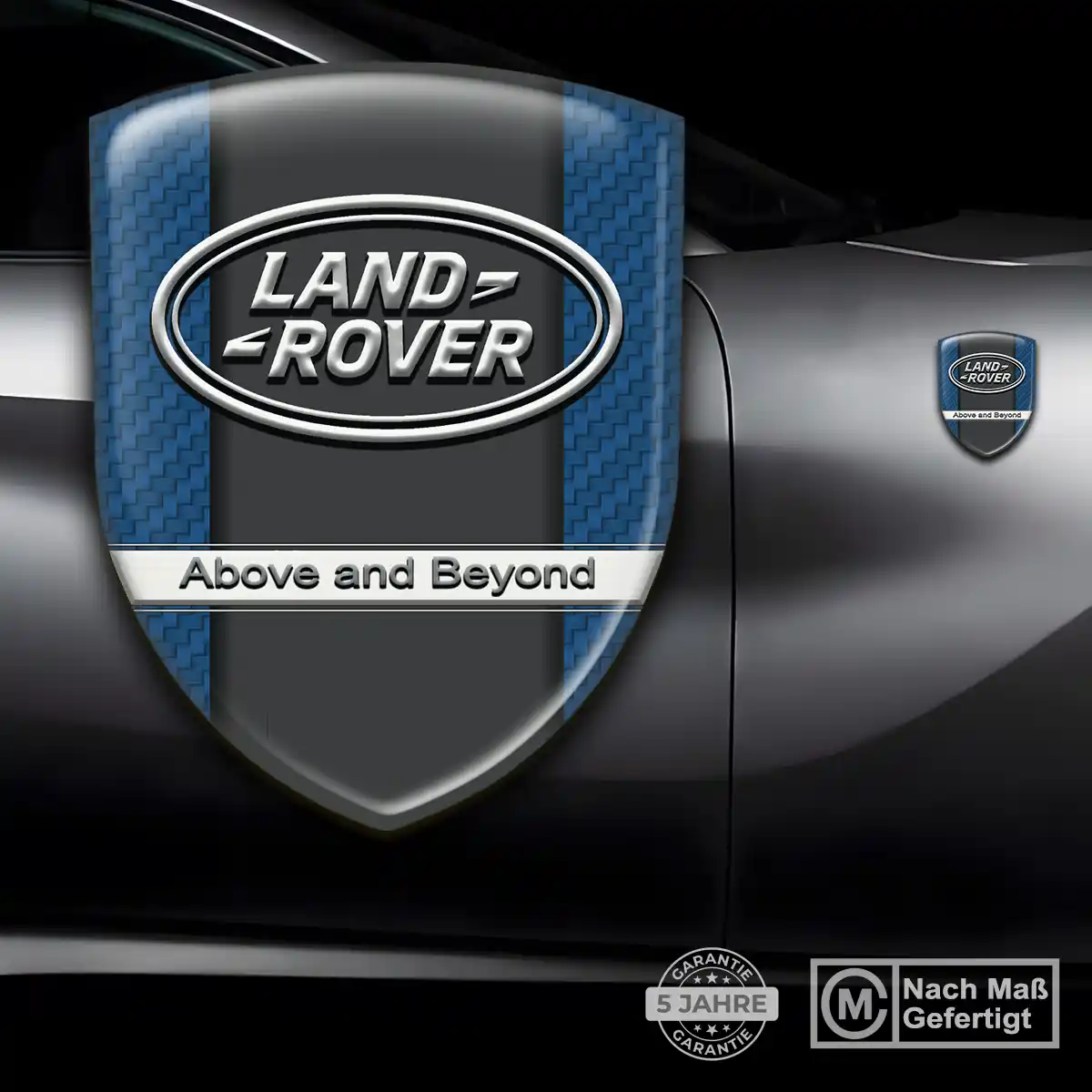 Land Rover Aufkleber 3D Gel Wappen Auto Stilvolles Design