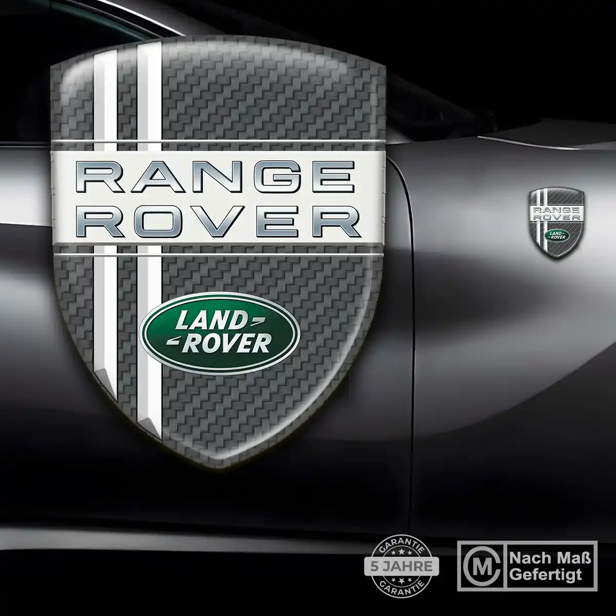 Land Rover Aufkleber 3D Gel Wappen Hohe Qualität