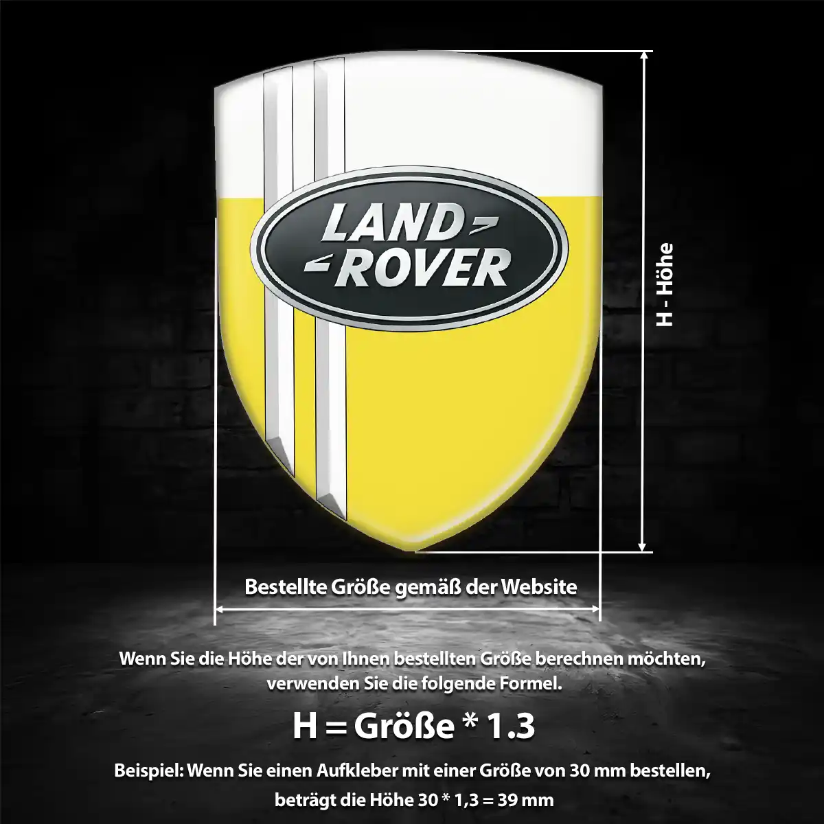 Land Rover Aufkleber Auto Stilvolles Design