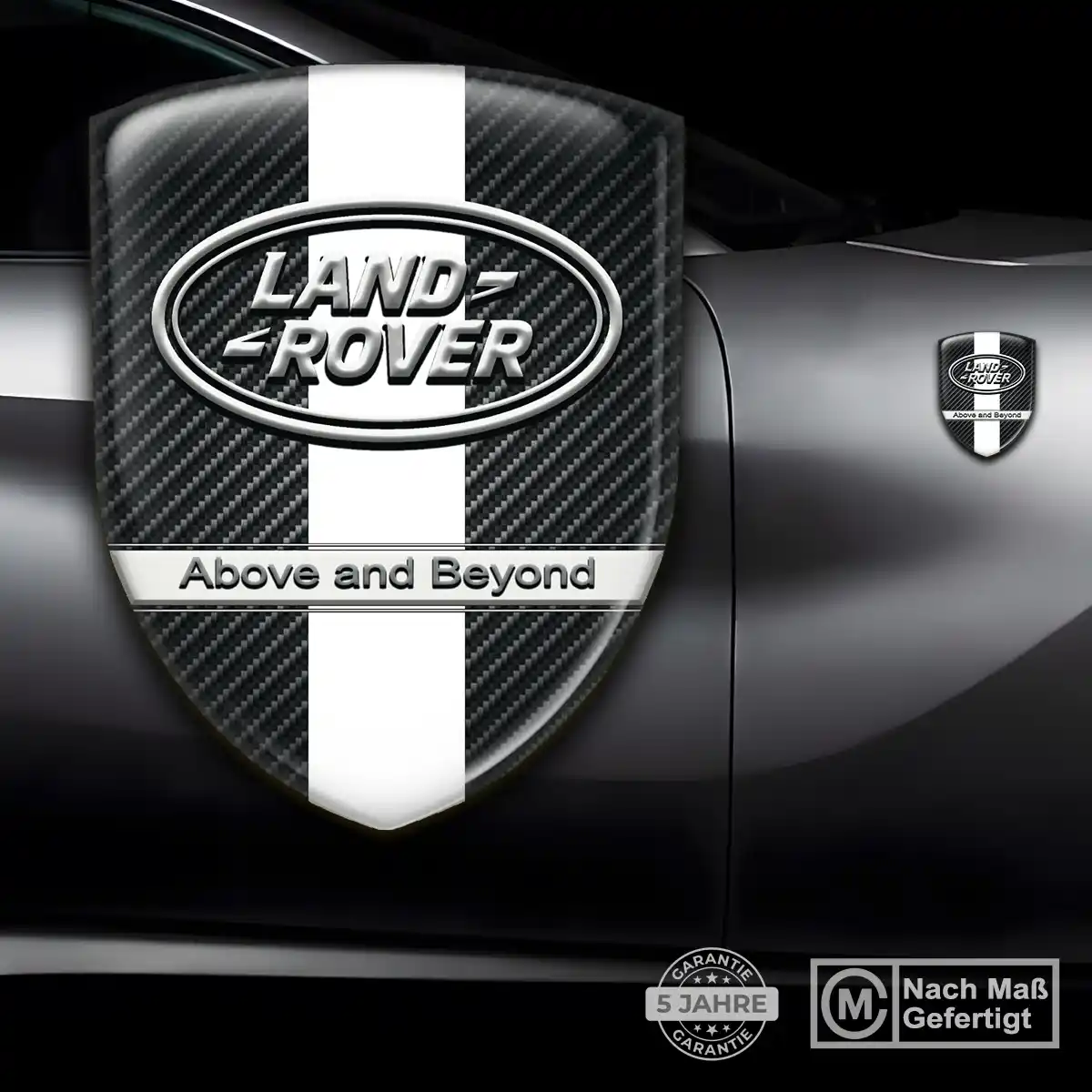Land Rover Aufkleber Emblem Wappen Stilvolles Design