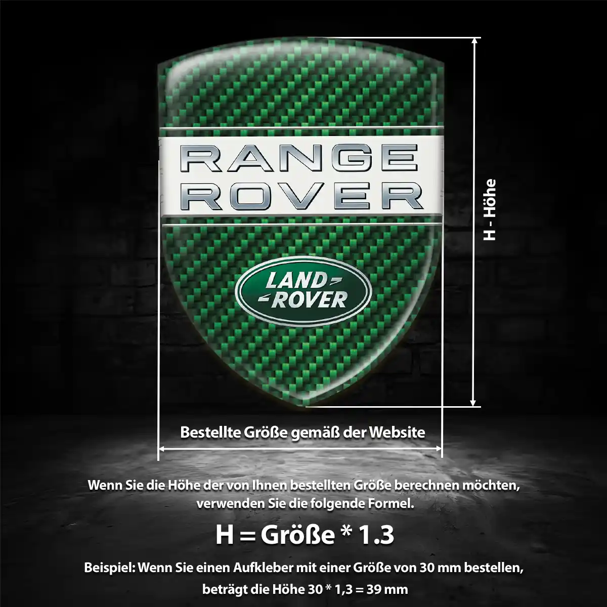 Land Rover Aufkleber Embleme Silikon Auto Hohe Qualität