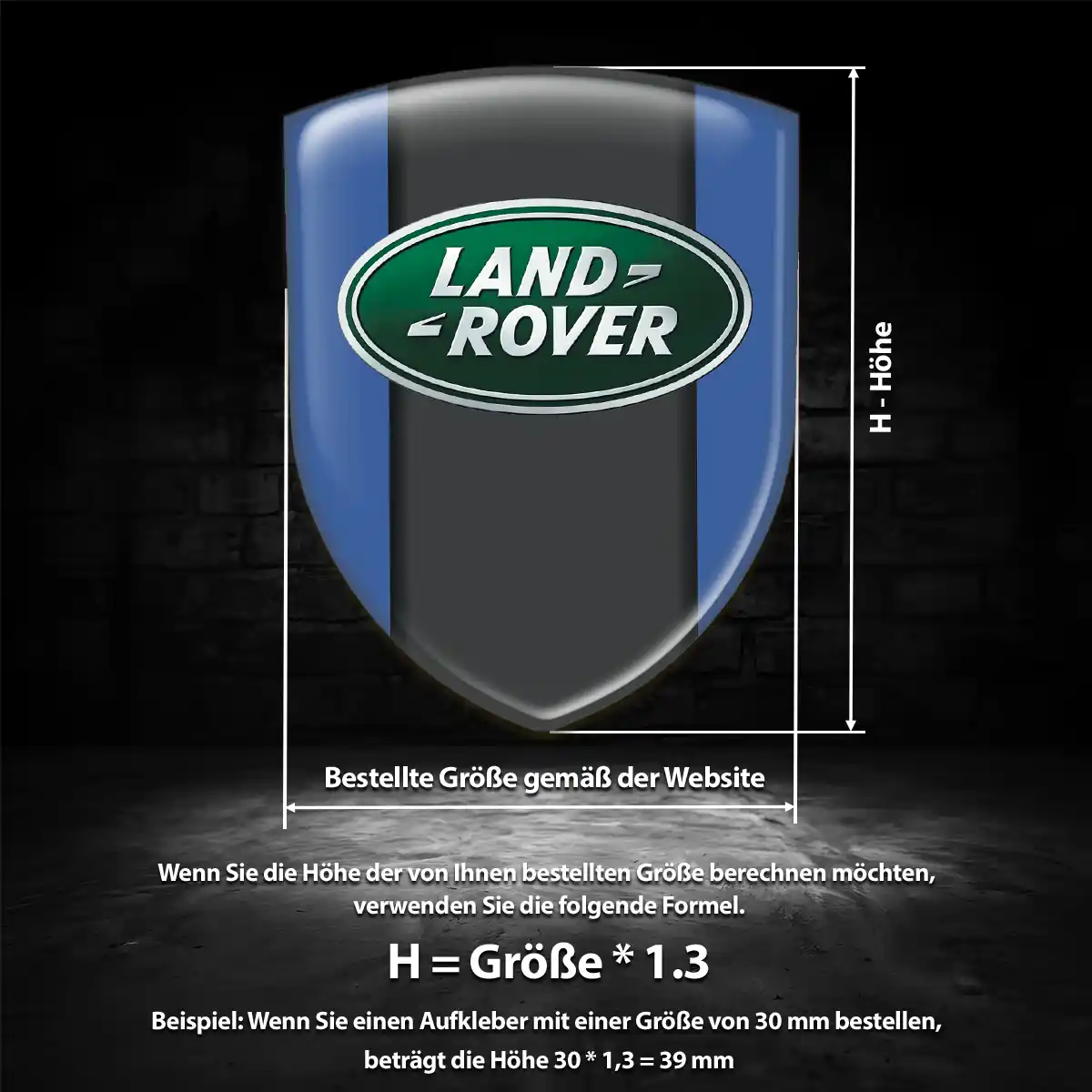Land Rover Aufkleber Embleme Silikon Hohe Qualität