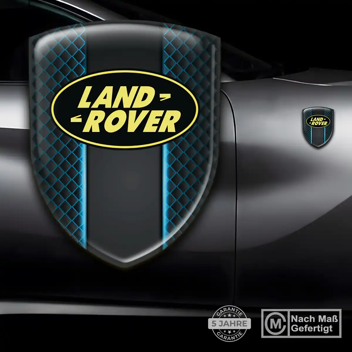 Land Rover Aufkleber Embleme Silikon Stilvolles Design
