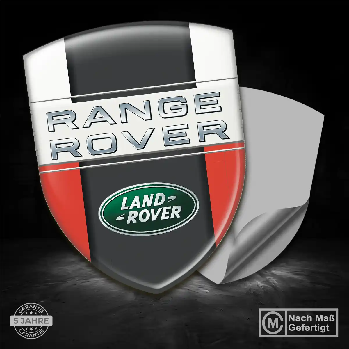 Land Rover Aufkleber Silikon Embleme Auto Hohe Qualität