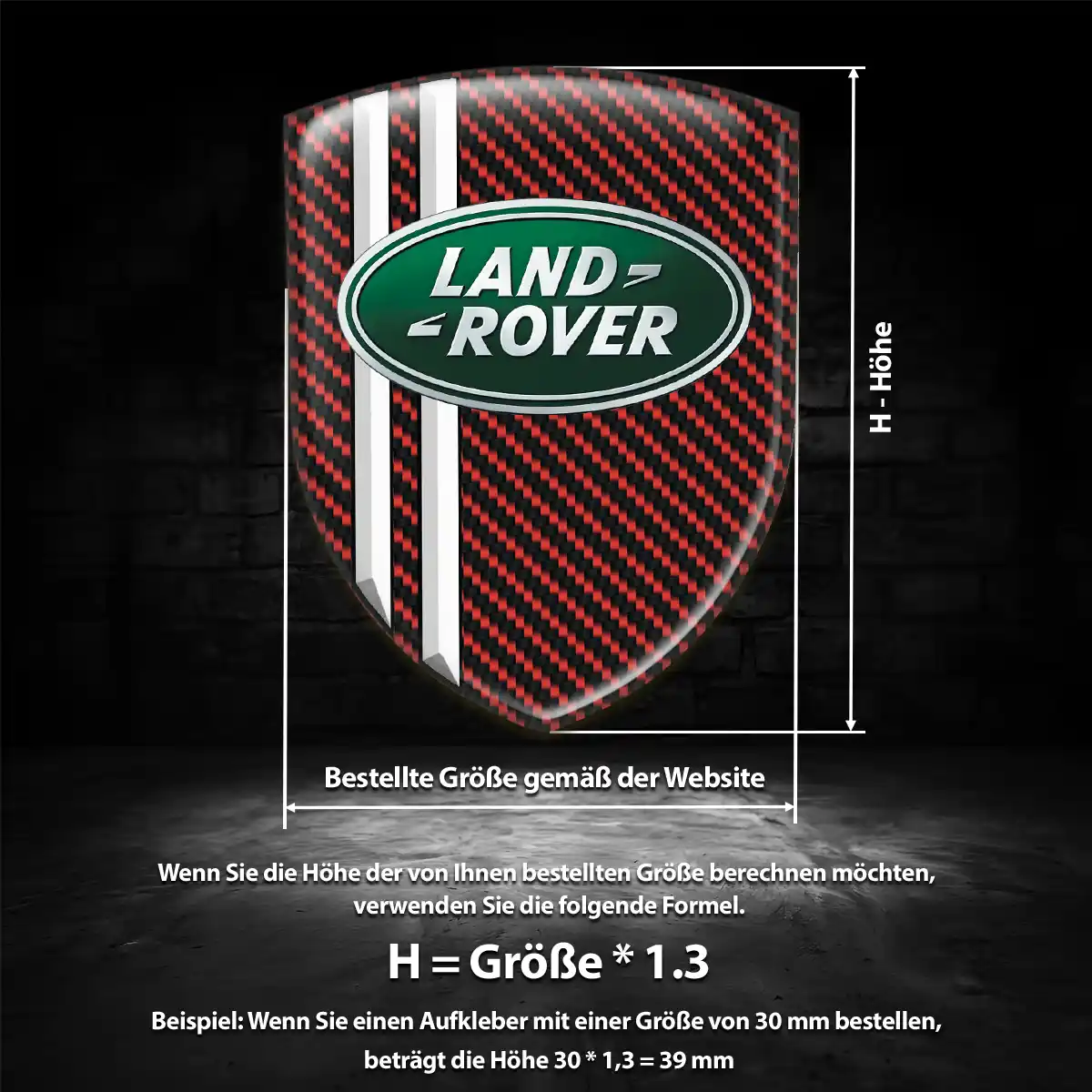 Land Rover Aufkleber Stilvolles Design
