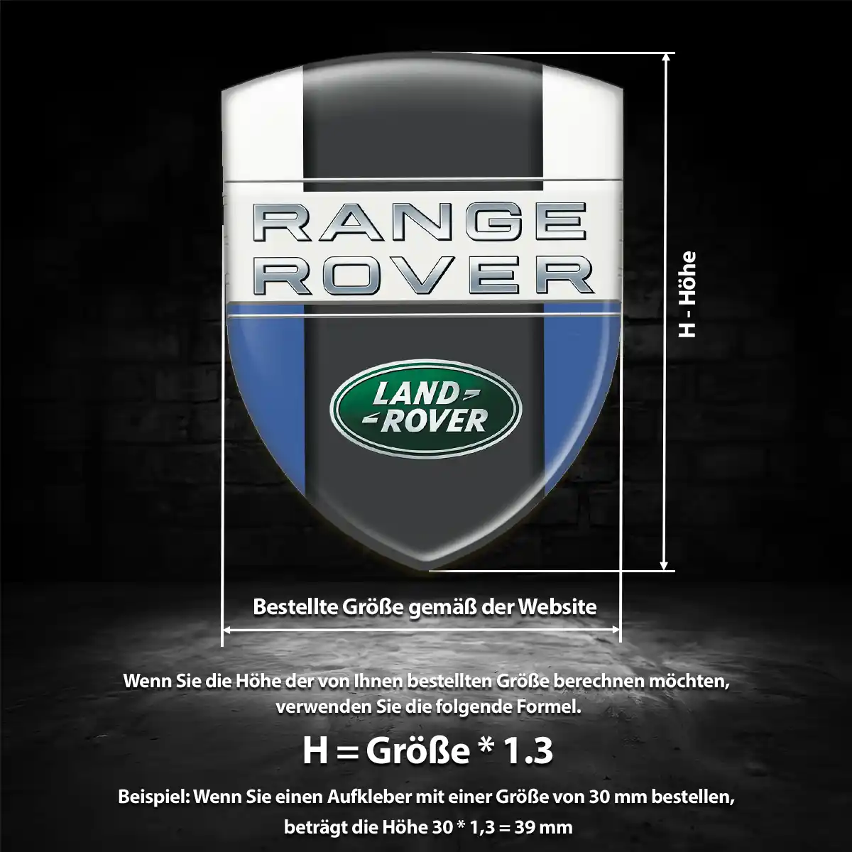 Land Rover Emblem Aufkleber Auto Hohe Qualität