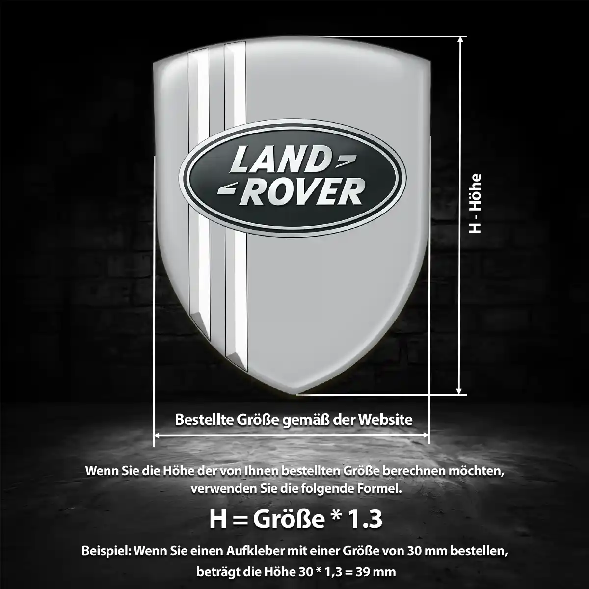 Land Rover Emblem Aufkleber Stilvolles Design