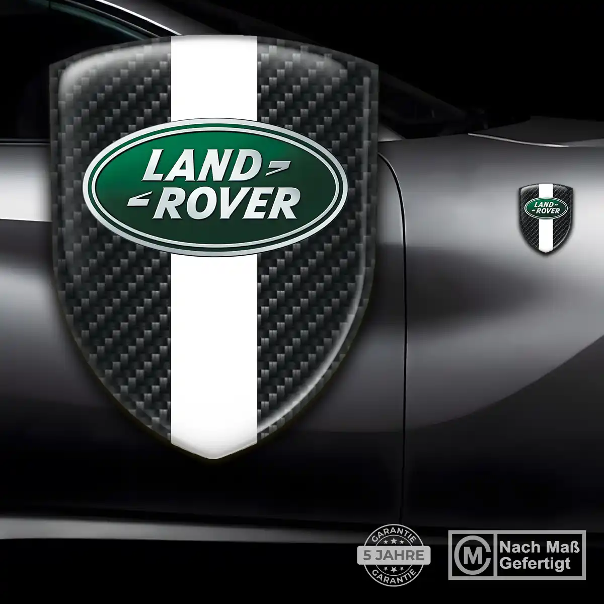 Land Rover Emblem Aufkleber Wappen Stilvolles Design