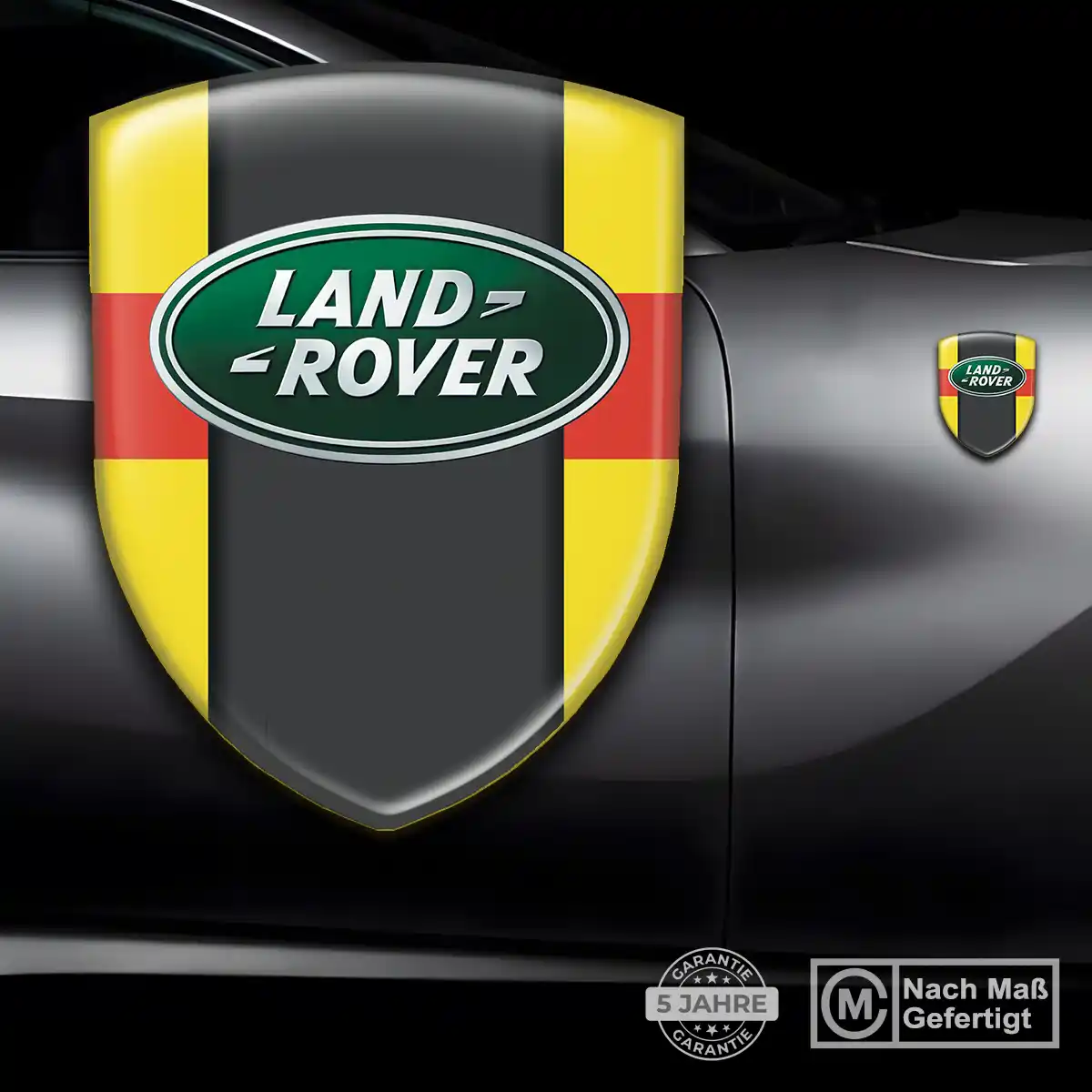 Land Rover Emblem Auto Stilvolles Design