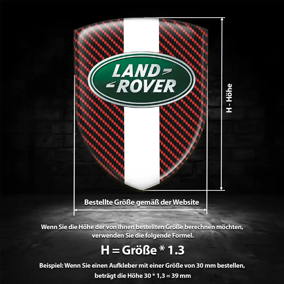 Land Rover Emblem Wappen Auto Stilvolles Design