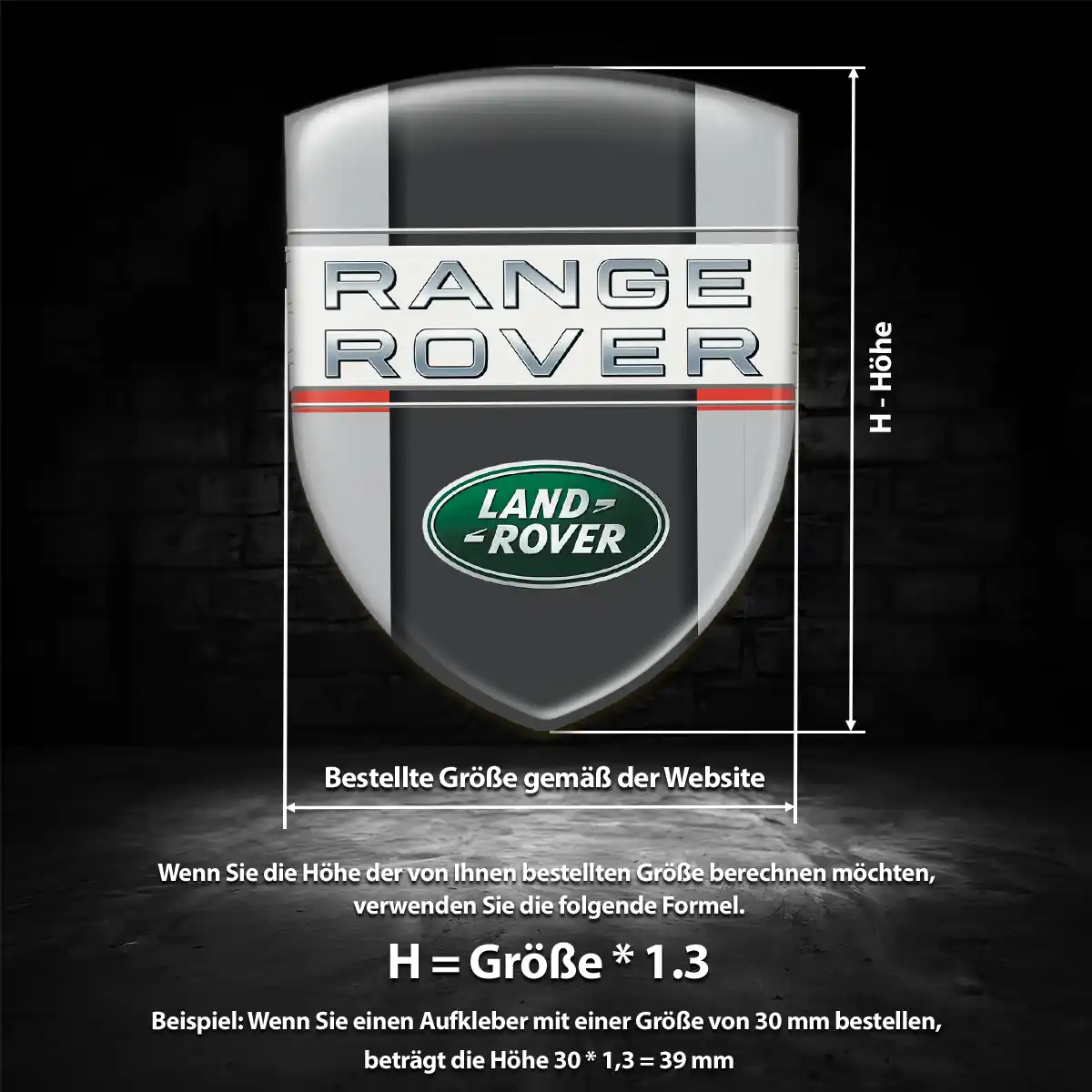 Land Rover Emblem Wappen Hohe Qualität